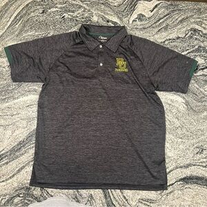 Baylor University Bears Shirt Golf Polo Gray Mens XL Short Sleeve EUC
